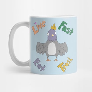 Live Fast Eat Trash Mug